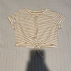 Striped Crop Top